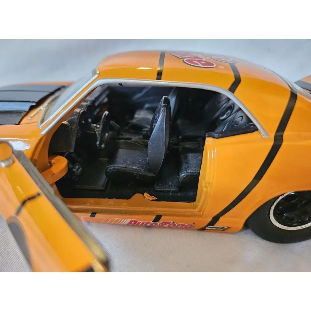 Jada Big Time Muscle Auto‎ Zone Orange 1969 Chevy Camaro 1:24 Diecast Coin Bank